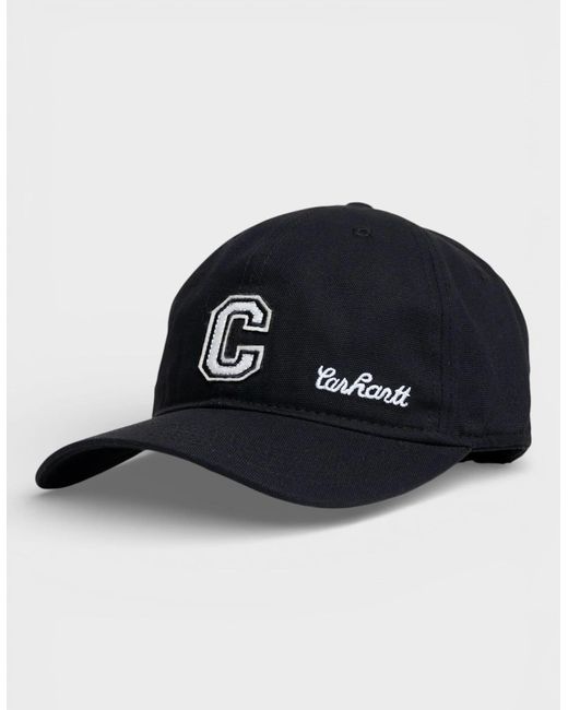 Carhartt Black Carhartt Canvas C Patch Baseball Cap for men