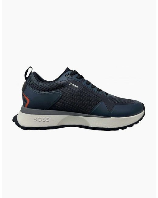Boss Blue Jonah Runn Trainers for men