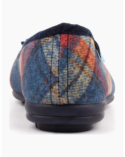 Lunar Blue Brie Slippers