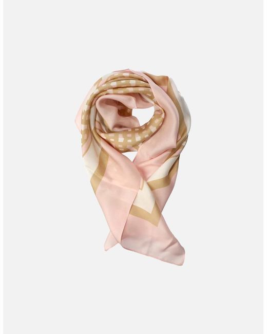 Boss White Lain Scarf