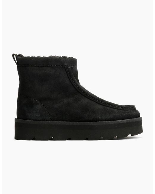 Clarks Black Originals Meare Rooey Suede Boots