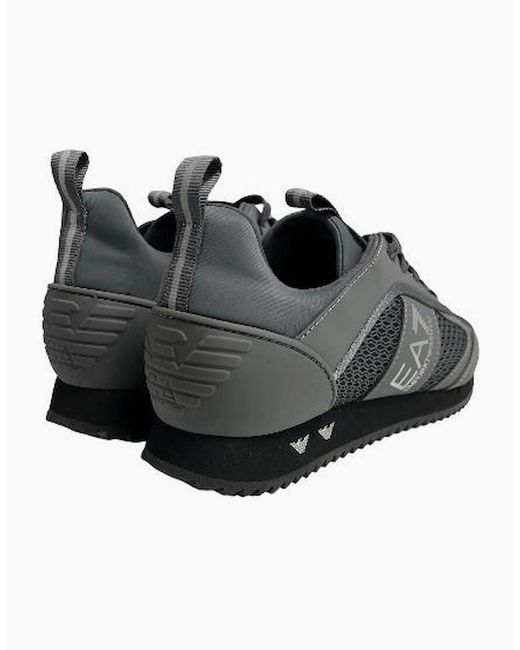 EA7 Black Laces Trainer for men