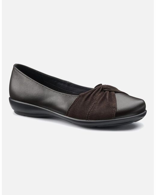 Hotter Black Lark Casual Shoes