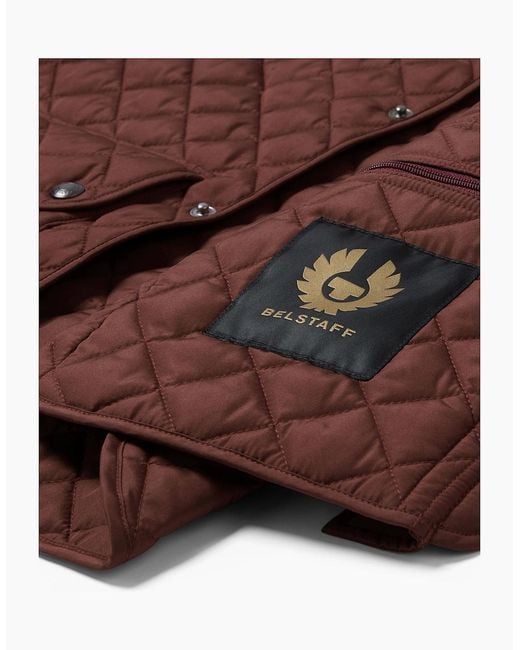 Belstaff Brown Icon Gilet Oxblood for men