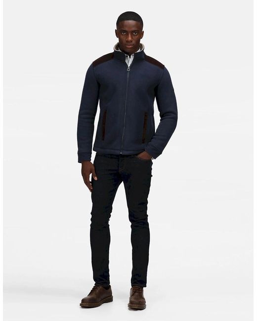 Regatta Blue Professional Full Zip Fleece Jacket for men