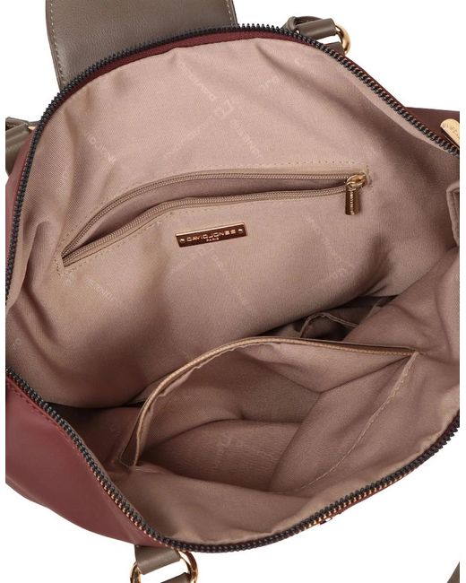 David Jones Red Escapade Shoulder Bag