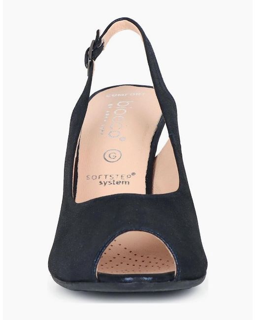 Bioeco Blue Francesca Open Court Shoes