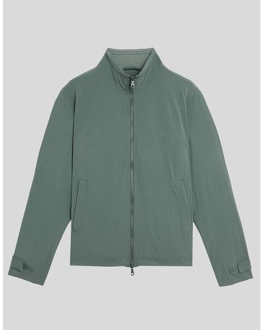 Lyle & Scott Green Keyline Windbreaker Jacket for men
