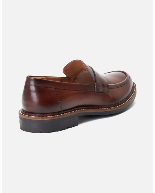 Base London Brown Ivey Loafers for men