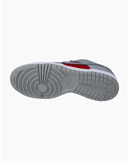 Nike Red Dunk Low Qs Trainers Fq6965 600 for men