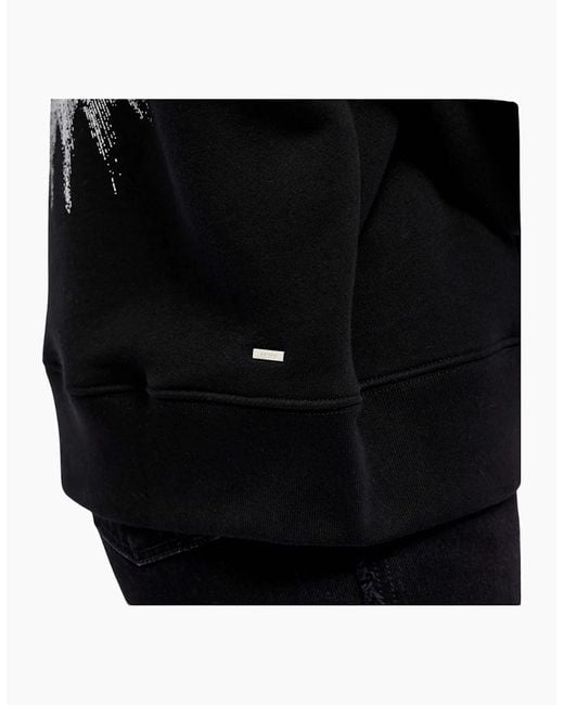 Amiri Black Sun Graphic On Back Sweatshirt