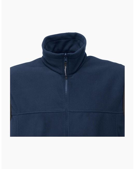 Regatta Blue Haber Ii 250 Series Anti-Pill Fleece Bodywarmer Sleeveless Jacket for men