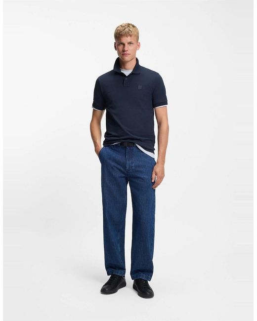 Boss Black Passenger Short Sleeve Polo Shirt for men