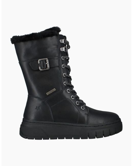 Josef Seibel Black Winnie 03 Calf Boots