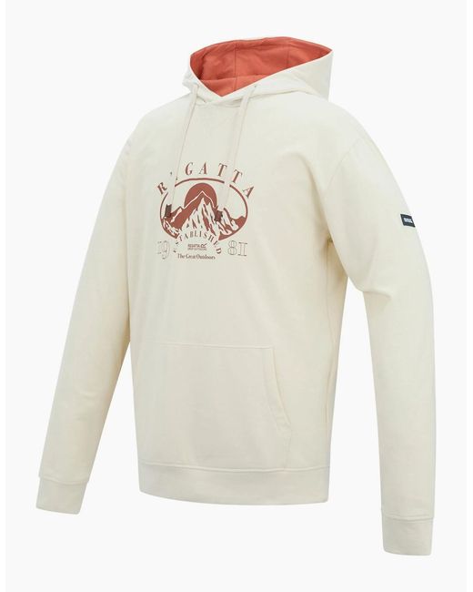 Regatta White Cline Mountain Hoodie for men