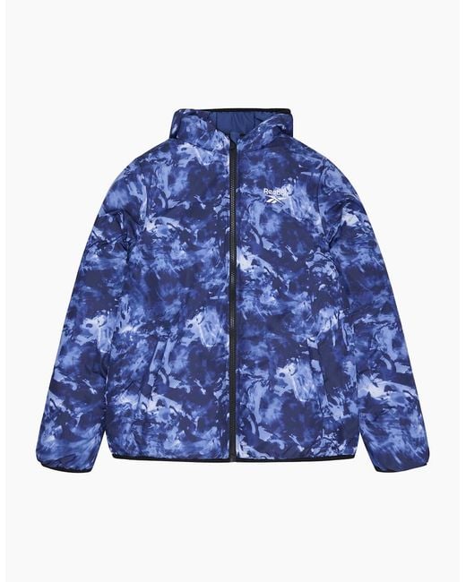 Reebok Blue Rb1501 Reversible Puffer for men