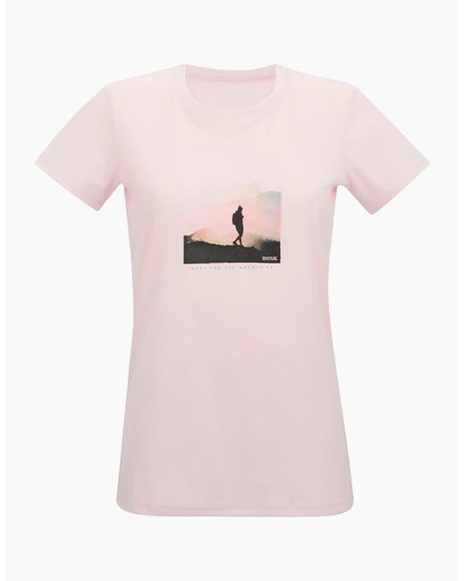 Regatta Pink Ladies Fingal Adventure Print T-Shirt