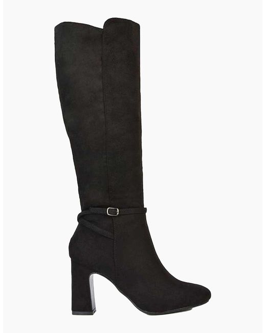XY London Black Ladies Kadie Mid Boots