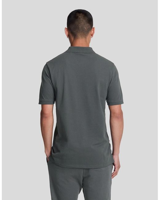 Lyle & Scott Gray Cotton Polo Shirt for men