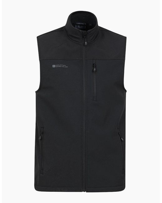 Mountain Warehouse Black Grasmere Gilet for men