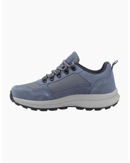 Cotswold Blue Elmfield Suede Hiking Shoes