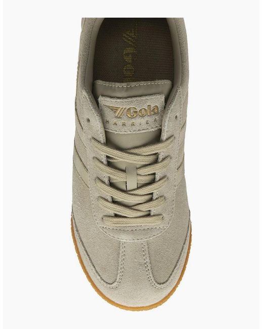 Gola Natural Harrier Mirror Trainers