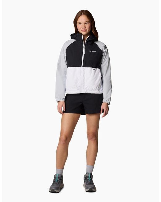 Columbia Gray Spire Valley Windbreaker Jackets
