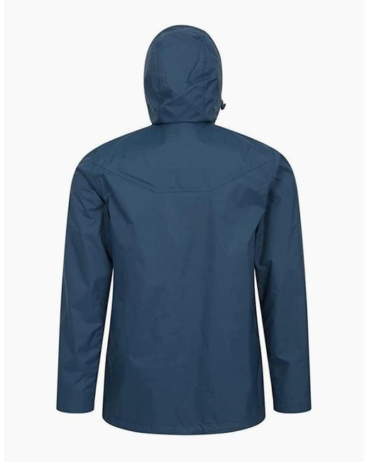 Mountain Warehouse Blue Rift Extreme 2.5 Layer Waterproof Jacket for men