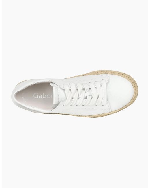 Gabor White Voice Trainers