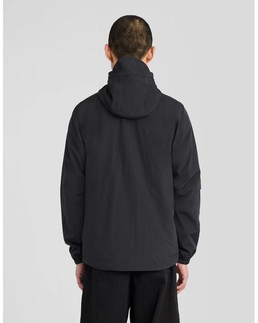 Lyle & Scott Gray Taped Water Resistant Hooded Jacket for men