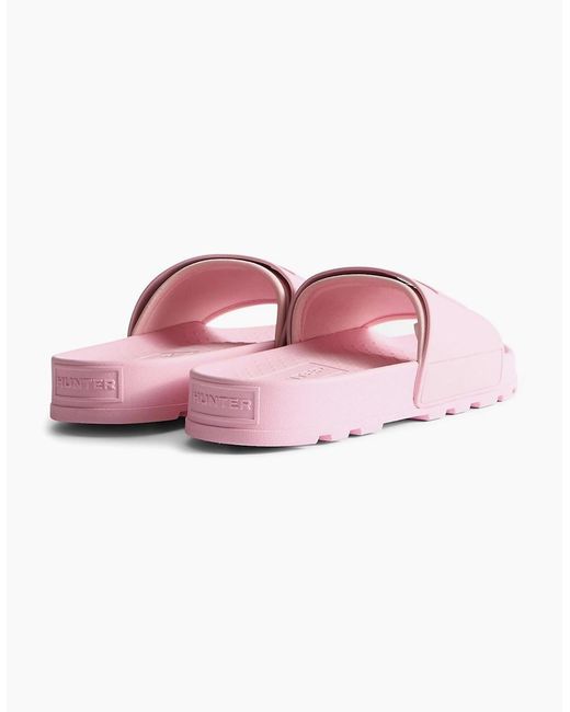 Hunter Pink Core Embossedr Polyurethane Parfait Slides