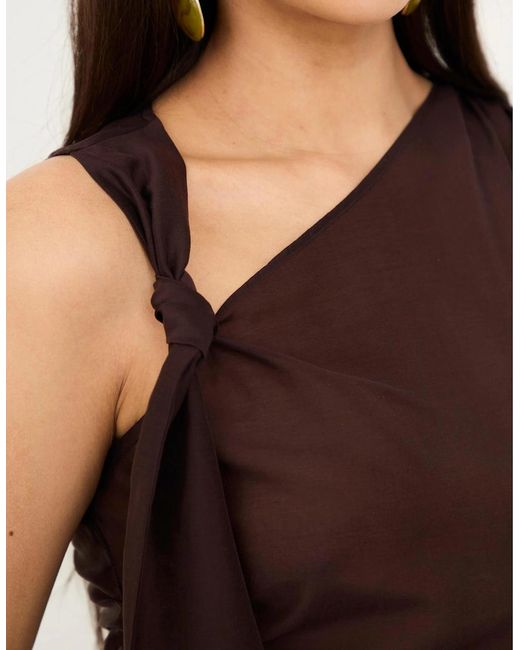no emotions Brown The Dora Top