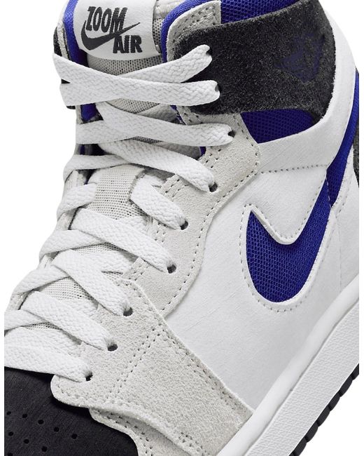 Nike Blue Air Jordan 1 Zm Air Detail Sneakers