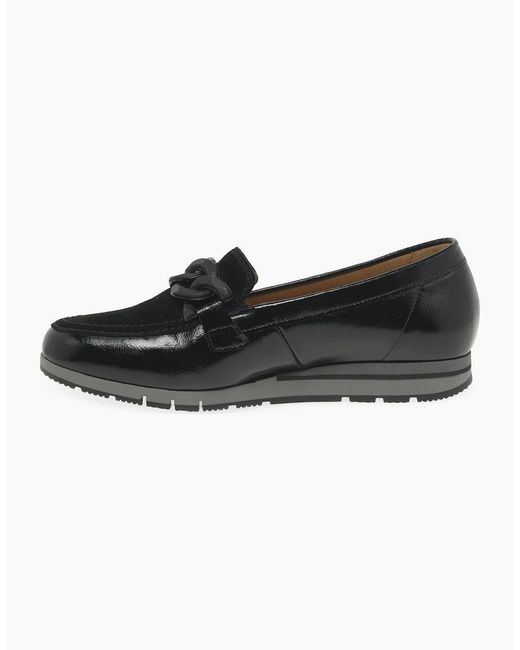 Gabor Black Bea Loafers