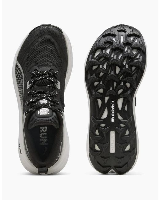 PUMA Black Voyage Nitro 4 Off Road Trail Running Shoes