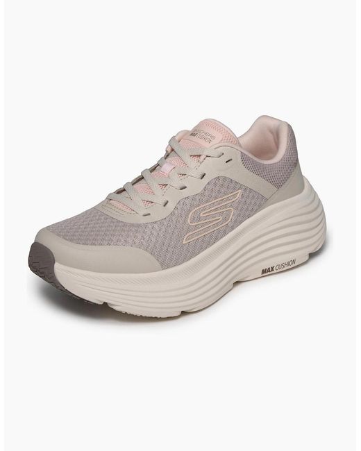 Skechers Max Cushioning Endeavour Natural Synthetic/Trim Trainers