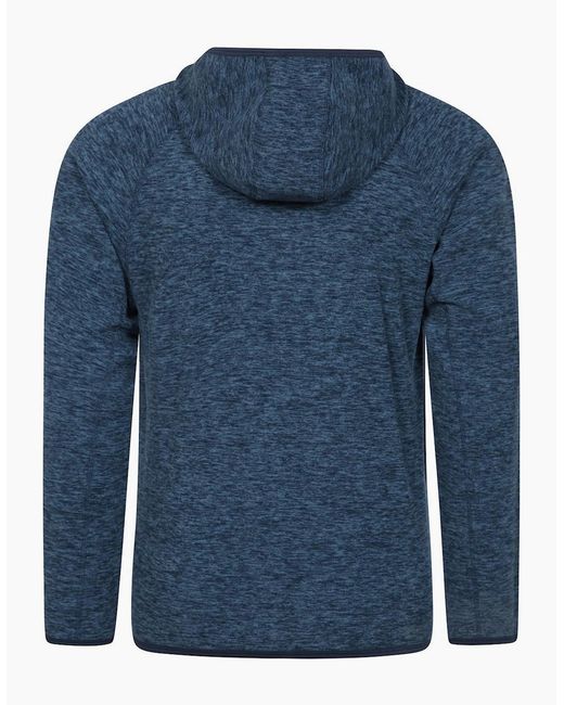 Mountain Warehouse Blue Snowdon Ii Full Zip Hoodie for men