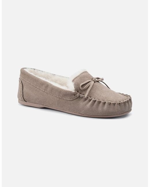 Hotter Gray Cherish Slippers