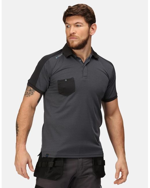 Regatta Gray Professional Polo Shirt for men