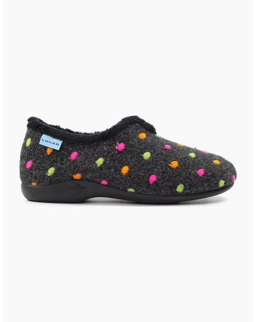 Lunar Black Studio Slippers