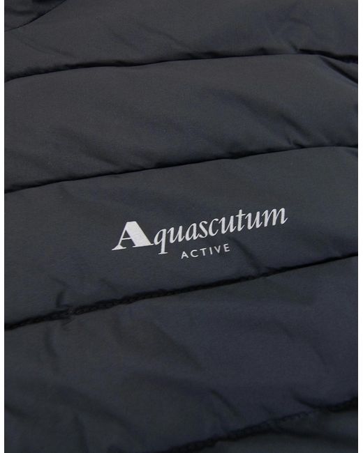 Aquascutum Blue Rlg Active Vest for men