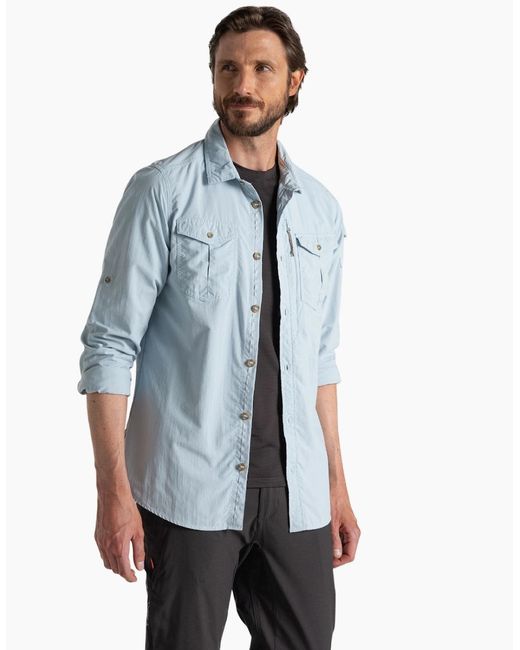 Craghoppers Blue Adventure Iii Nosilife Long-Sleeved Shirt for men
