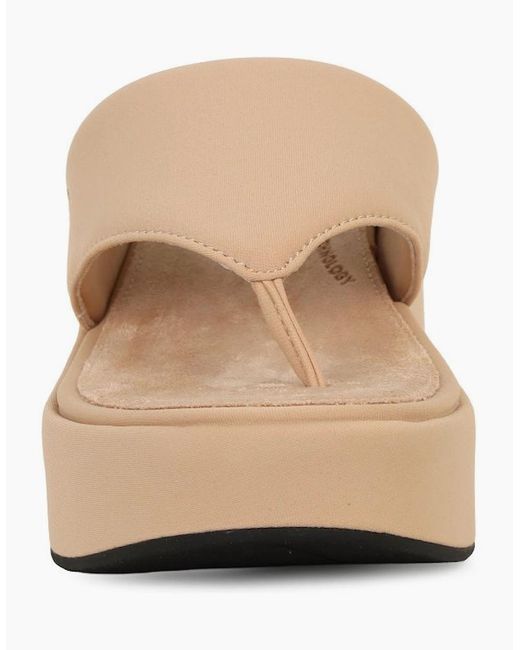 Fitflop White Platform Wedge Sandals