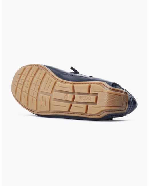 Base London Blue Brooks Loafers for men