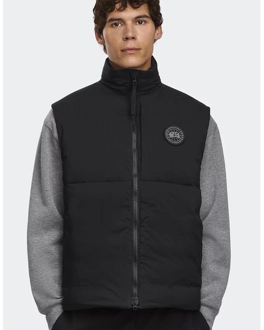 Canada Goose Black Lodge Gilet Disc for men