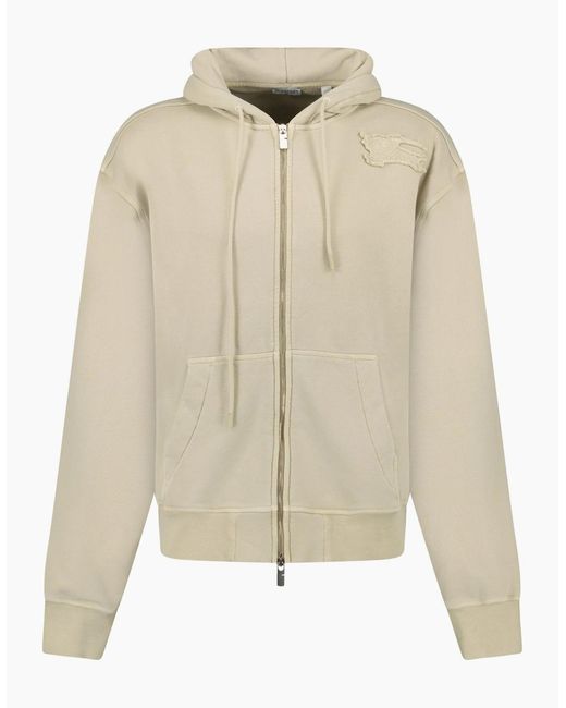 Burberry Natural Embroidery Relaxed Fit Horseferry Logo Safari for men
