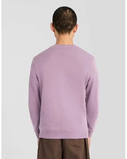 Lyle & Scott Purple Everyday Cotton Crew Neck Sweatshirt for men