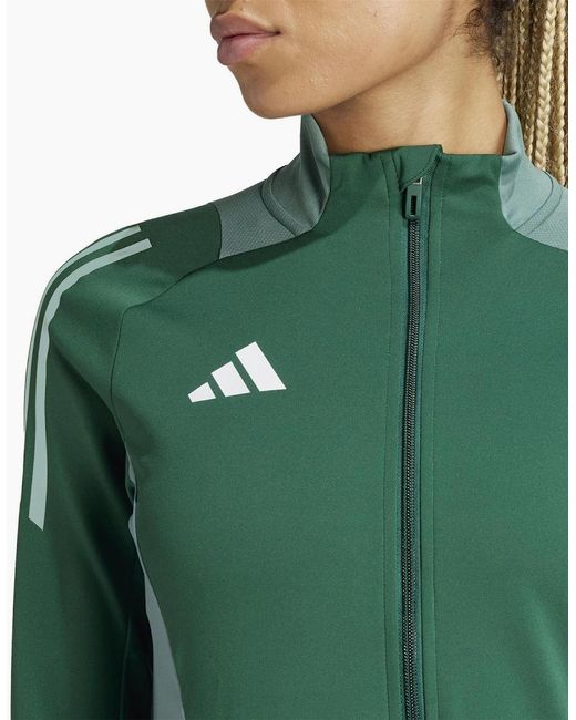 Adidas Green Ladies Tiro 24 Raglan Track Jacket