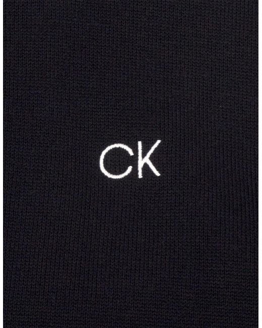 Calvin Klein Blue G Half Z Sweat for men