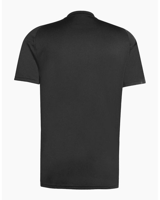 Adidas Black Tiro Crew Neck Slim Fit Short Sleeve Jersey for men